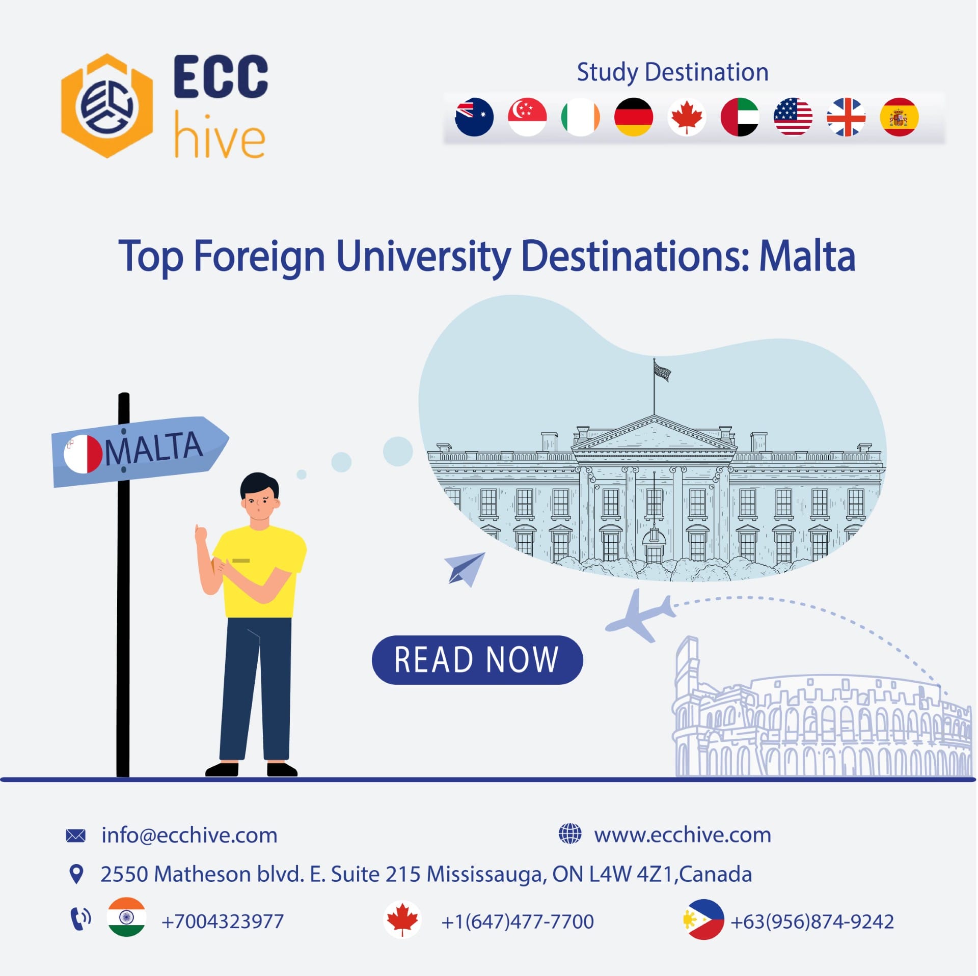Top Foreign University Destinations: Malta