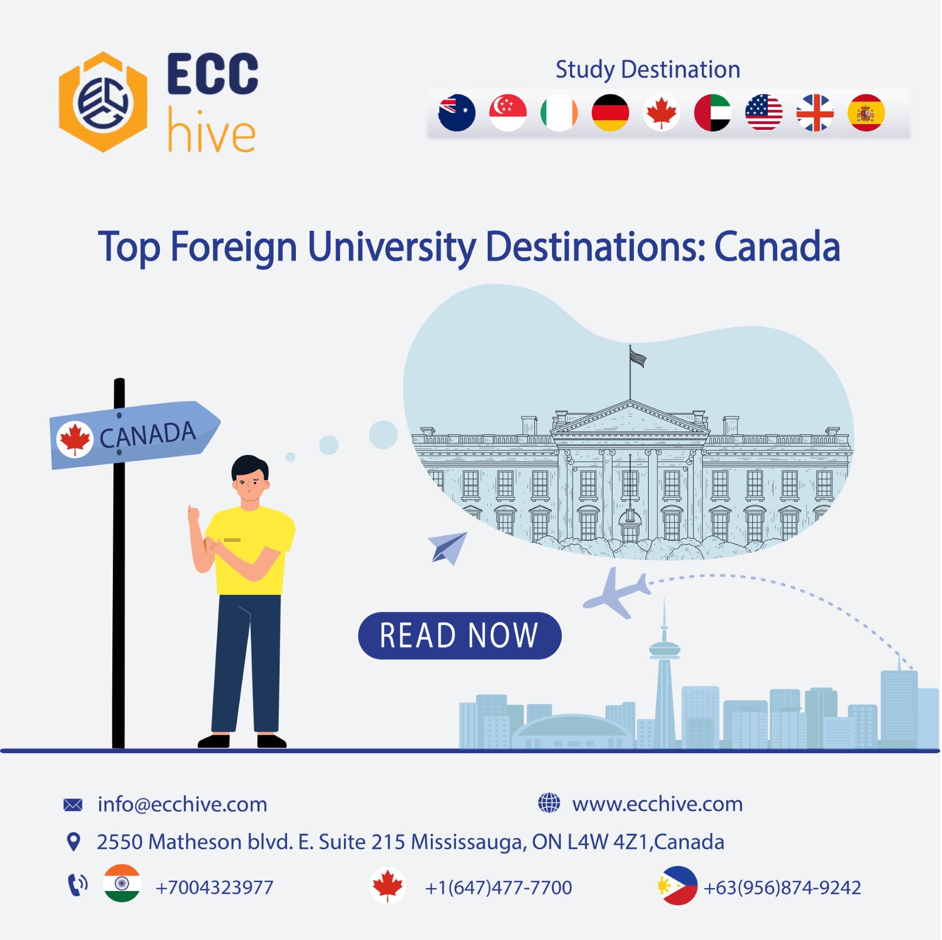 Top Foreign University Destinations: Canada