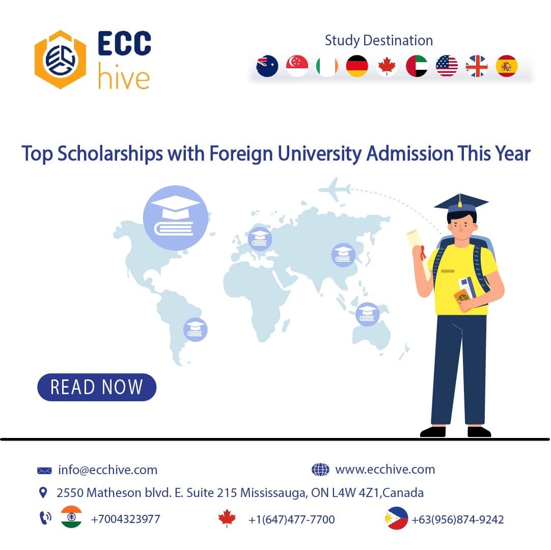 If you’re dreaming of studying in Canada, the US, or Europe, this could be your year to take that leap. Many top universities are now accepting international students with a variety of scholarships designed to make studying abroad more affordable. The admission process for international students can feel confusing — from understanding required documents to finding the right scholarships or keeping up with timelines — but with the right guidance, the process becomes much simpler.